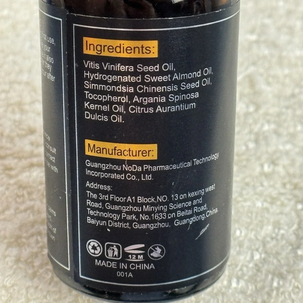 Beard Care Set with Wash Conditioner Oil Beard Trimming Cape Comb Lot of 5 New